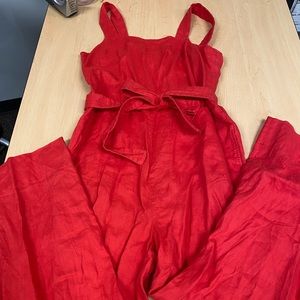 Everlane Red Jumpsuit